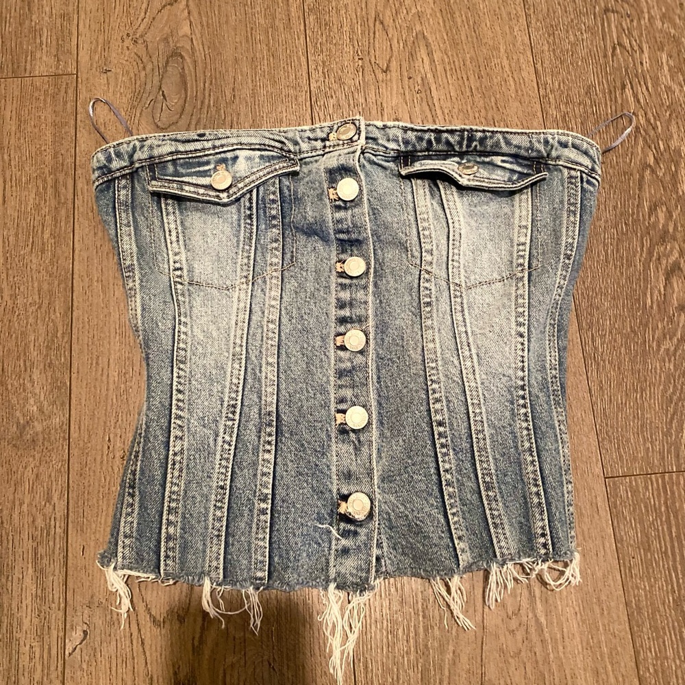 Zara denim tube 🔝 ♥️